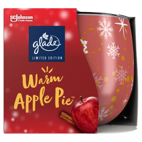 Glade Scented Candle Sleeved Warm Apple Pie 120g
