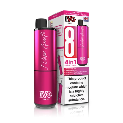 Ivg 2400 Rechargeable 4 In 1 Pink Edition
