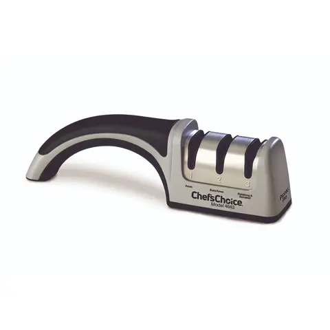 Chefs Choice 4643 AngleSelect Manual Knife Sharpener - Silver