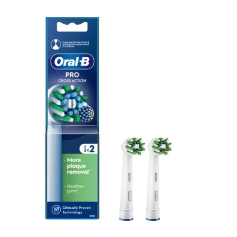 Oral-B Pro CrossAction Ersatz-Elektrozahnbürstenköpfe, 2 Stück