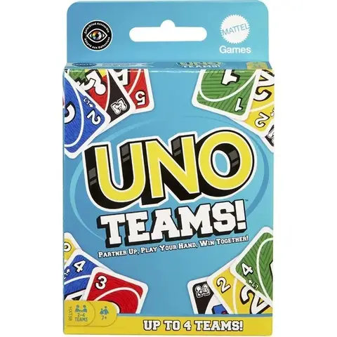Mattel Jeu de Cartes UNO Teams 