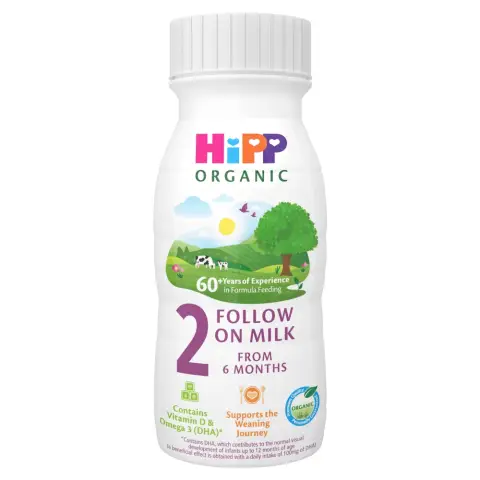 HiPP Organic Follow on Baby Milk 6+ Months 200ML