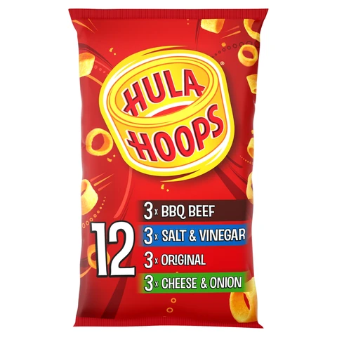 Hula Hoops Variety Multipack Crisps 12 x 24g