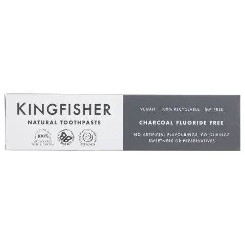 Kingfisher Toothpaste Charcoal Whitening