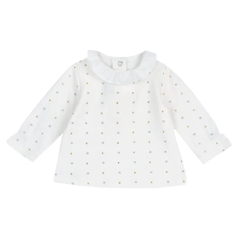 CHICCO ABBIGLIAMENTO T-shirt met lange mouwen 68 licht natuur
