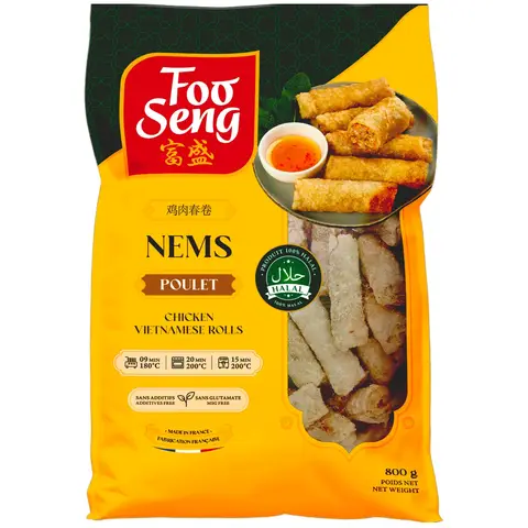 Foo Seng Nems au poulet halal - 800 g