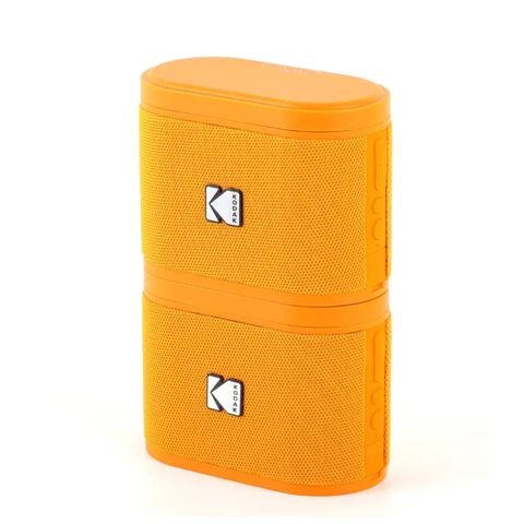 Kodak Soundbrix  Lot de 2 enceintes bluetooth - Orange