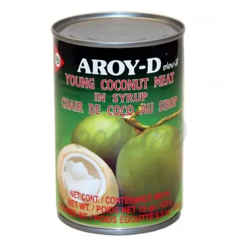 AROY-D Coconut Meat Young in Syrup 425 G