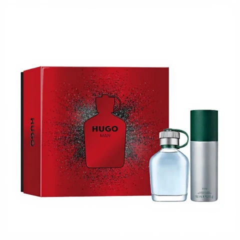 Hugo Boss Hugo Man Geschenkset EDT 75ML + DS 150ML