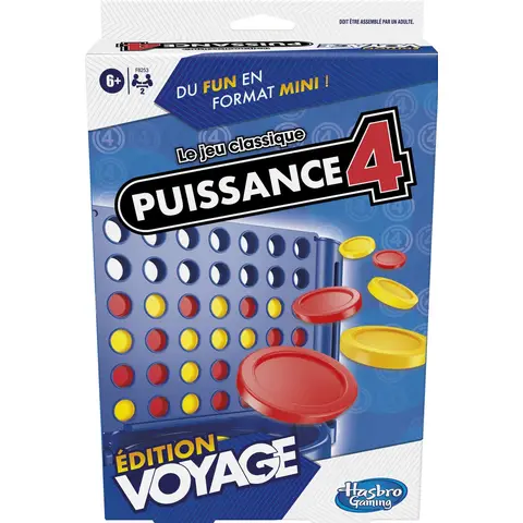 Hasbro gaming Connect 4 Grab & Go bordspel - familie-editie, 2 spelers