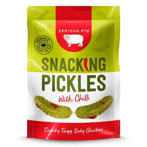 Serious Pig Snacking Pickles with Chilli 40g