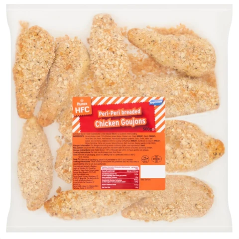 Humza Piri Piri Chicken Goujons 500G