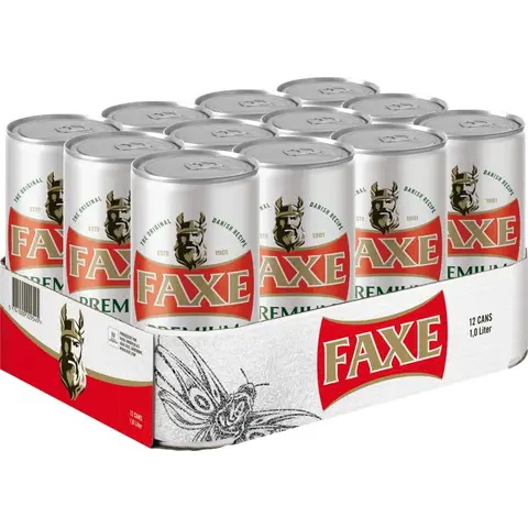 Faxe Premium - 5% Vollmalz Lagerbier 12x1L