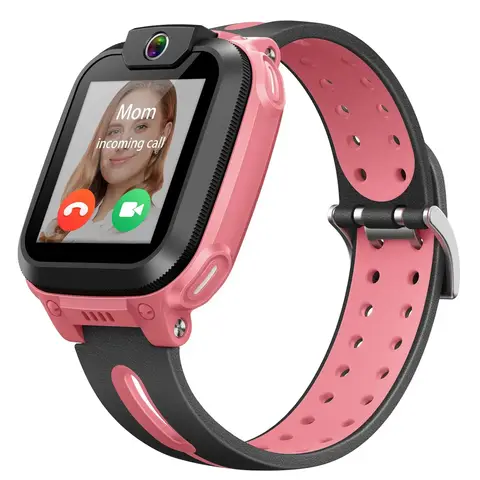 imoo Z1 Smartwatch voor kinderen - Ondersteunt realtime locatiebepaling, 4G-video- en spraakoproepen (Roze)