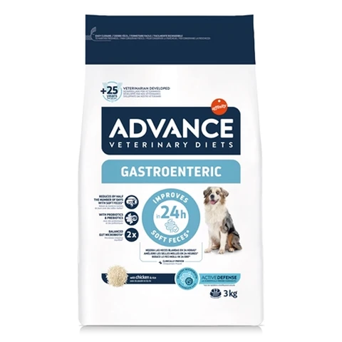 ADVANCE VET Croquettes pou chiens souffrant de gastro-entérite - 3 kg