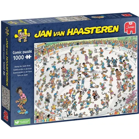 Jan Van Haasteren Puzzel Riding the Skate Bowl - 1000 stuks