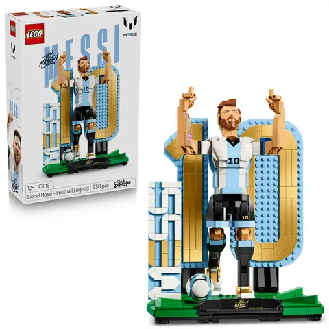 LEGO Editions Football 43015 Lionel Messi – Légende du foot