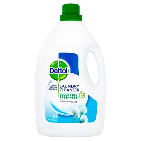 Dettol Laundry Cleanser, Fresh Cotton 2.5 l
