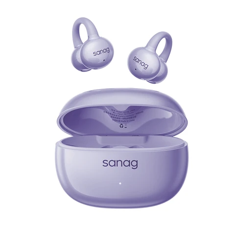Sanag Z60S Ear Clip  Earbuds Wireless Outdoor Sports TWS Earphones Open Ear Headphones S-Z60S-CL-Headphones-Purple