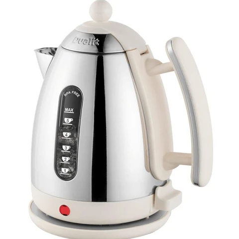 Dualit Lite Kettle 1.5L - Cream Stainless Steel