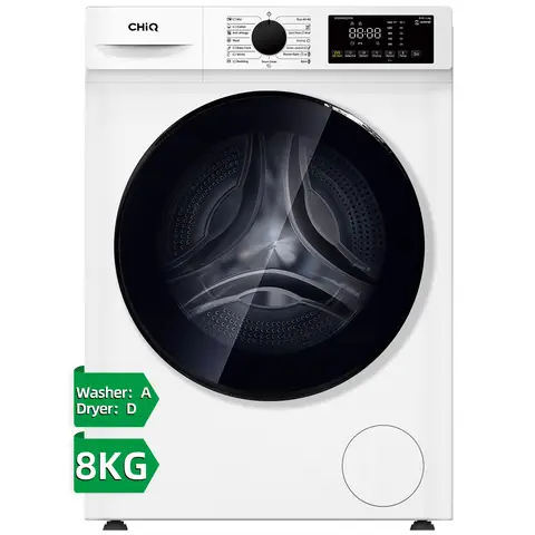 CHiQ JKW85882HW 8kg/5kg Freestanding Washer Dryer - 1400 Spin - White - A/D Rated