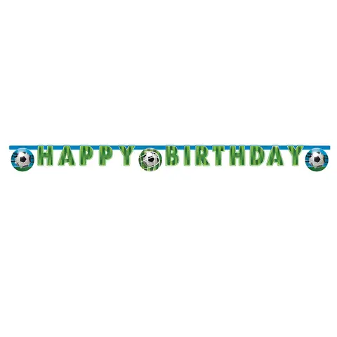 Soccer Fans "Happy Birthday" Banner