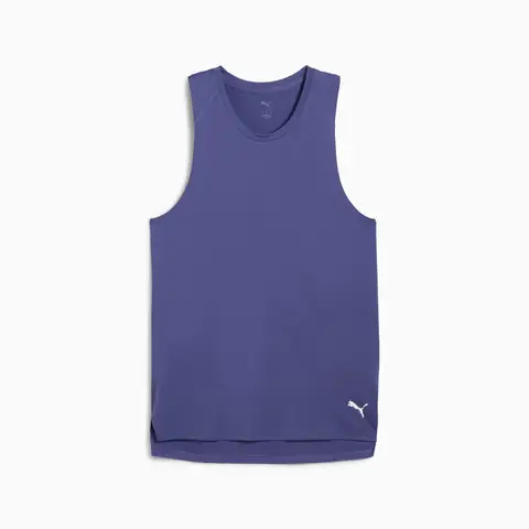 Puma Men's Run Graphic Mesh Singlet - Blue Crystal