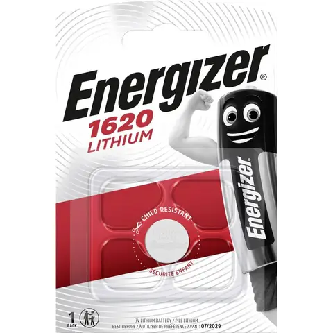 Energizer CR1620 Lithium-Knopfzelle - Packung mit 1