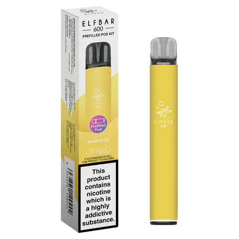 Elfbar 600 Prefilled Pod Kit Banana Ice