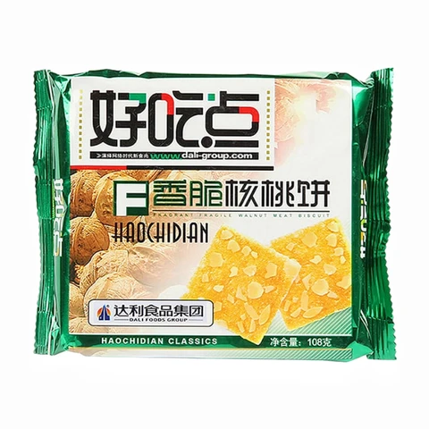 Daliyuan Hao Chi Dian Crispy Walnut Cookies 108g
