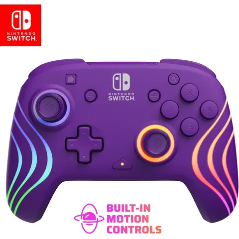 Turtle Beach PDP Afterglow Wave Wireless Controller for Nintendo Switch - Purple