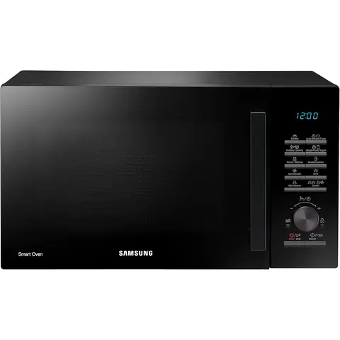 Samsung 28L Combination Microwave, 900W, Convection Cooking, Smart Moisture Sensor, Black - MC28A5125AK/EU