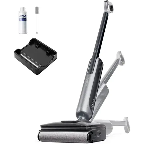 JONR H2 aspirateur eau et poussière, 20000 Pa, conception innovante sans odeur. | Réservoir d'eau de 1500 ml, position à plat à 180° (puissance d'aspiration et performance d'eau non réduites), adapté pour cuisine, chambre et salon