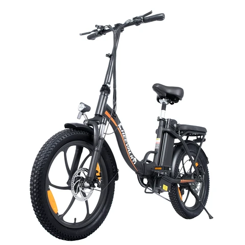 CHEEVALRY C16 E-bike For Adults 250W Folding ebike 20 Inch city ebike 48V 16AH Road Electric Bike CHEEVALRY C16（black）
