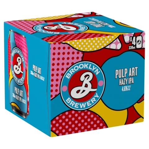 Brooklyn Brewery Pulp Art Hazy IPA 4 x 330ml