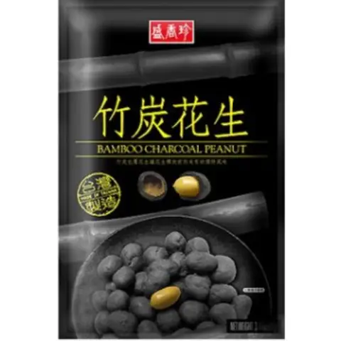 Triko Foods Bamboo Charcoal Peanuts 90g 盛香珍竹炭花生 90g