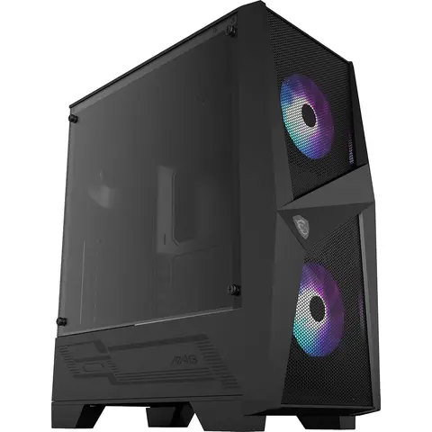 MSI MAG FORGE 100R Mid Tower Gaming Case - Black
