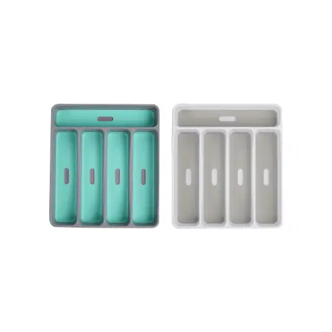 Ideal Kitchen Cutlery Tray 12.8x11.4x1.7 inch 5 Section