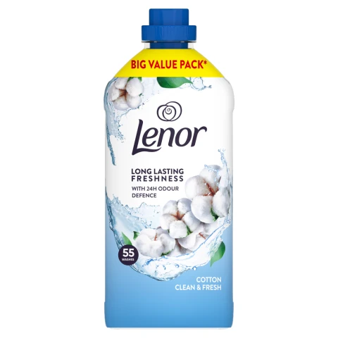 Lenor Fabric Conditioner 55  Washes, Cotton Clean & Fresh