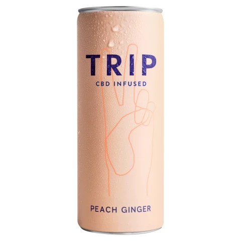 TRIP - CBD Infused Peach Ginger Drink - 250ml
