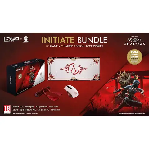 Lexip X Ubisoft Assassin's Creed Shadows Initiate Box - PC Game， Mouse & Mat