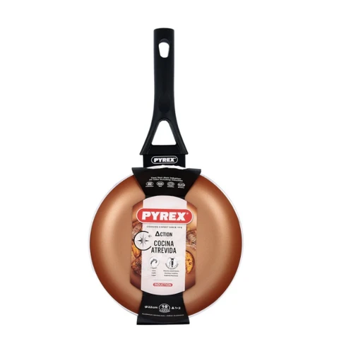 PYREX Poêle Action Aluminium Estampé Cuivre 26 Cm