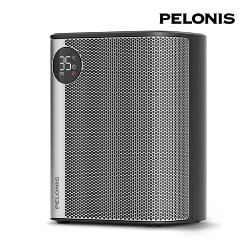 PELONIS Chauffe-ventilateurs céramiques 2000W - 5 modes, Économiseur d'énergie avec mode ECO, Thémostat, Minuteur 24H, Protection contre le surchauffage et la renversement, Portable.