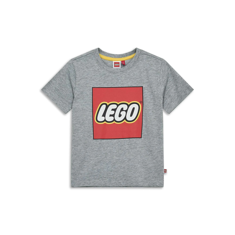 LEGO Kinderkleidung Logo T-Shirt, grau meliert, 116