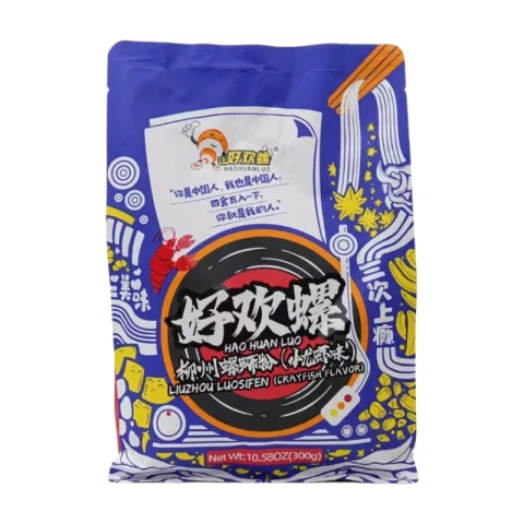 "Haowanluo Kleine Flusskrebs-Geschmack Schnecken-Nudeln 300g"