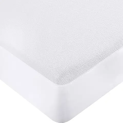 ochama CVC Mattress Protector - Breathable Mattress Cover, Waterproof Mattress Topper, 360° Elastic Skirt, Ultra-soft, Strong Mattress Protection, No Noise - Different Sizes for Different Beds, Household, Bedroom, Sleep - Small Double Bed, 140*200 cm