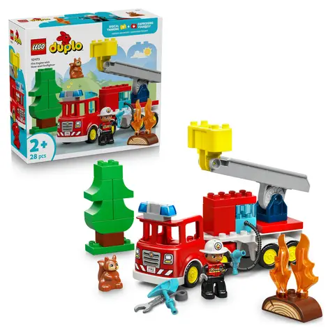 LEGO DUPLO Town 10473 Löschauto mit Schlauch und Feuerwehrmann
