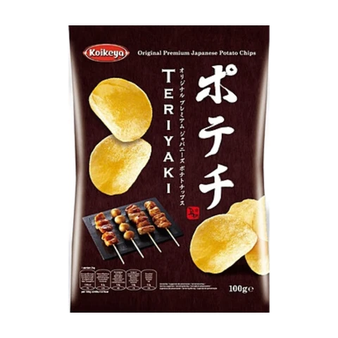 Koikeya Kartoffelchips - Teriyaki-Geschmack 100g
