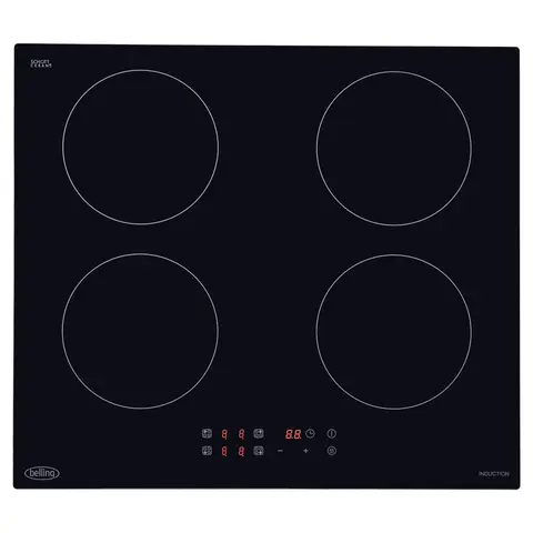 Belling IHT6013 BLK 60cm Black Glass Induction Hob
