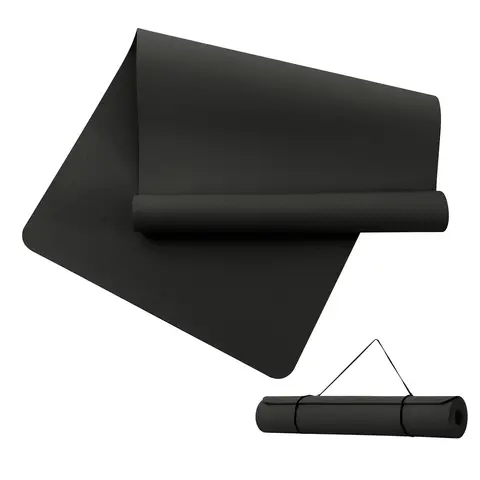 Good Nite Yogamatte Groß Extra-Groß 190 x 80 x 0,6 cm Rutschfeste TPE Gymnastikmatte Sportmatte Fitnessmatte Trainingsmatte Pilatesmatte für Yoga, Pilates und Workouts (Schwarz)